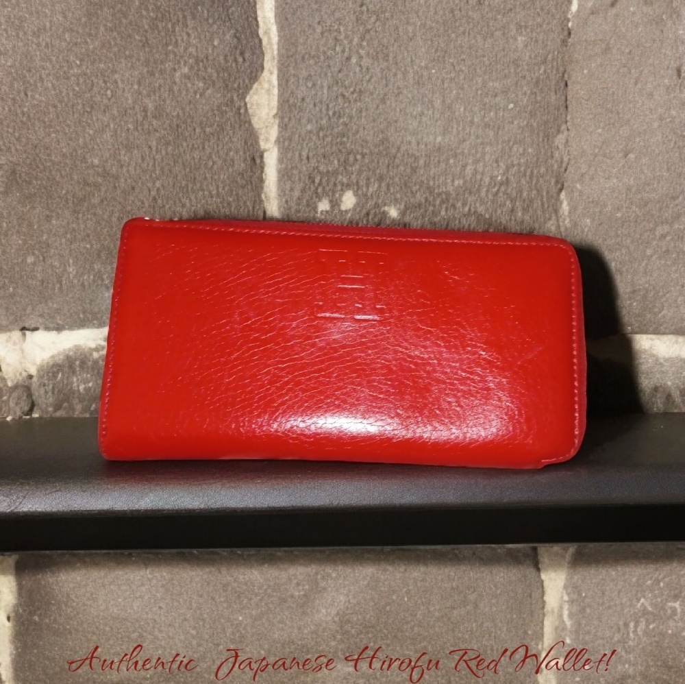 Authentic Red Leather Hirofu Wallet - image 5